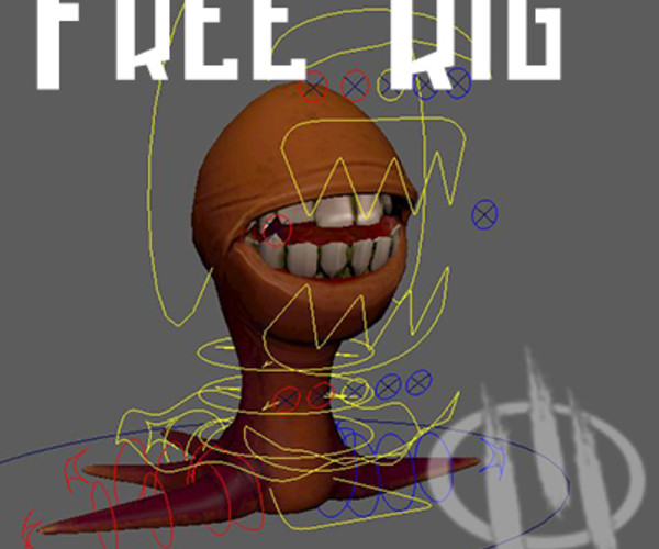 ArtStation Mouth Rig Game Assets