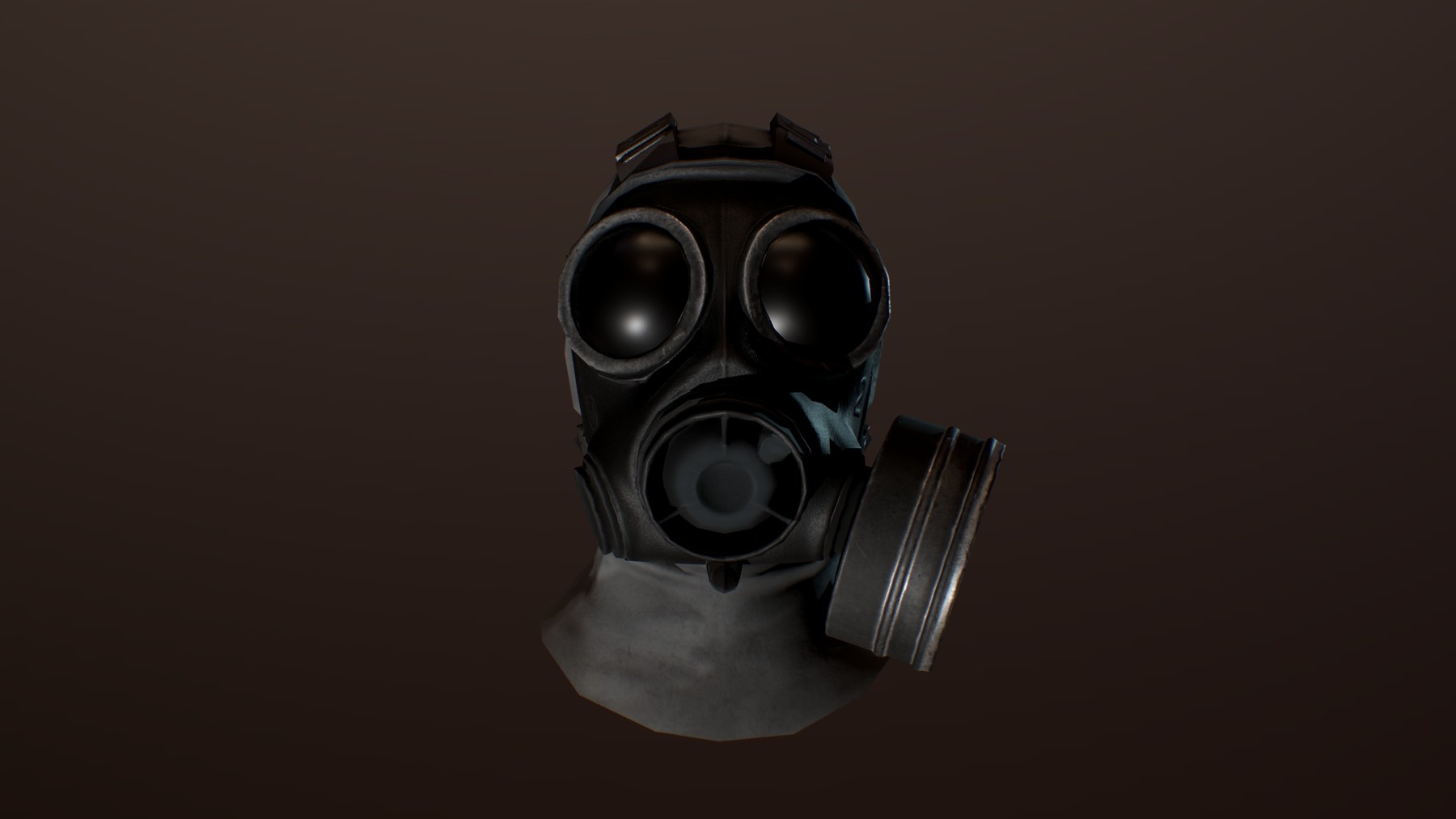 ArtStation - Lowpoly Gasmask | Game Assets