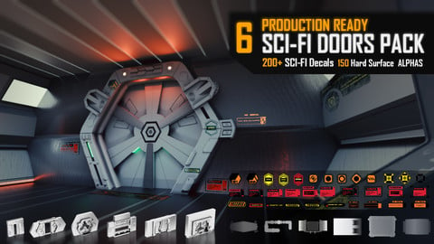 Sci-fi Doors pack  and more [Decals, Alphas  ]