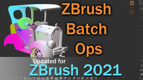 ZBrush Batch Ops Plugin