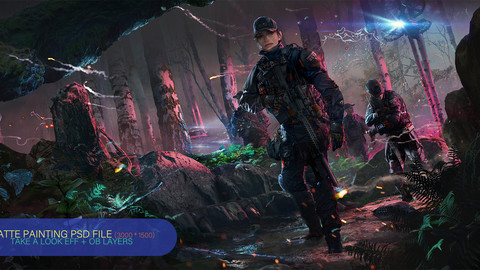 BRAKEDOWN PSD | Concept art | Matte Painting