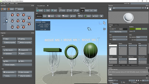 97 Min Tutorial SpeedTree ( Forces)