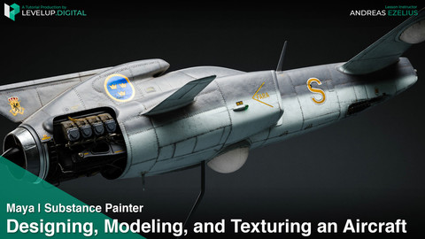 Designing, Modeling, and Texturing an Aircraft | Andreas Ezelius