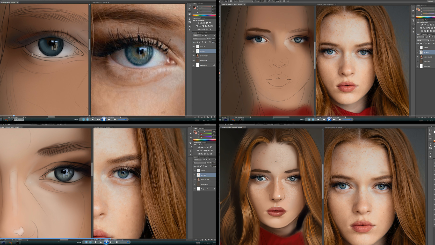 ArtStation - Portrait Painting in Photoshop Video Tutorial | Tutorials