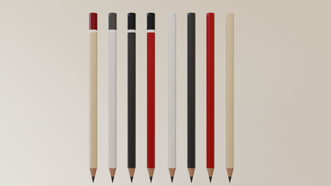 Pencil   3D Model
