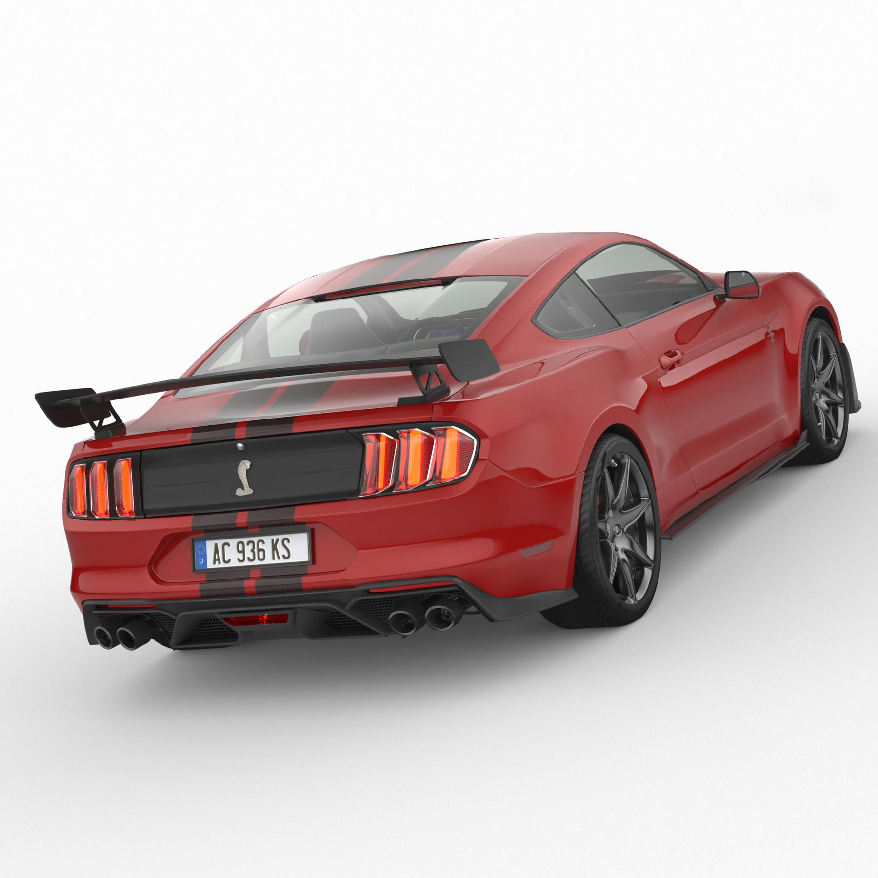 ArtStation - Ford Mustang Shelby GT500 2020 with HQ Interior | Game Assets