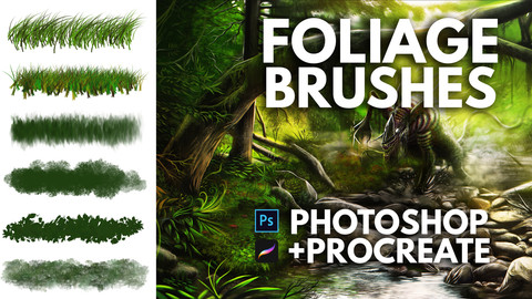 Foliage Brushes for Photoshop