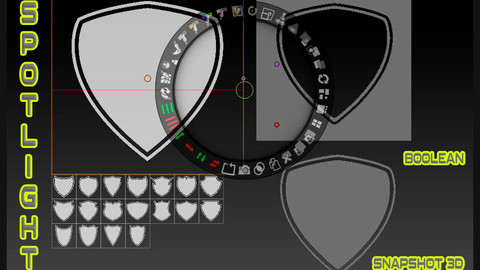 19 SHIELDS SPOTLIGTH ( SNAPSHOT 3D )