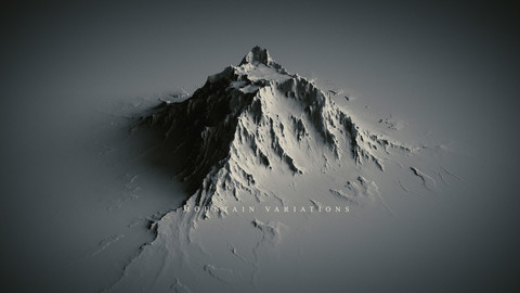 3d mountains variation