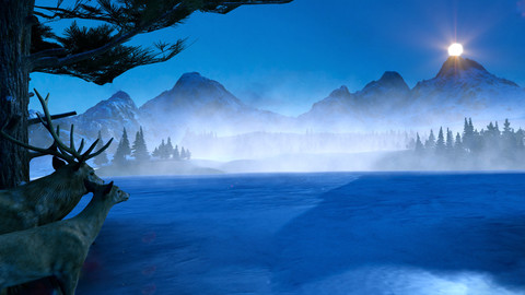 Misty Mountain Sunrise