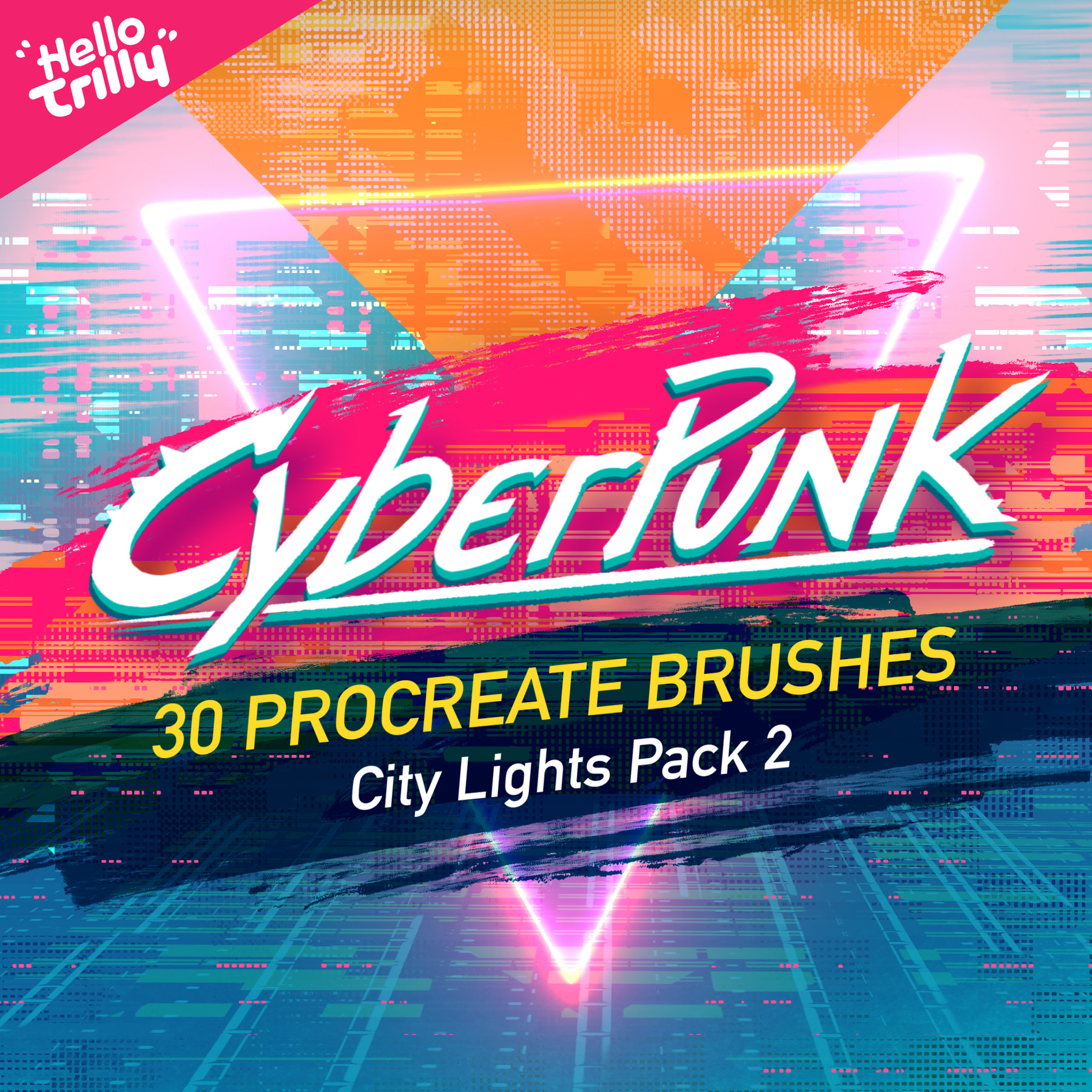 cyberpunk brushes procreate free