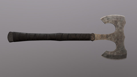 Post-Apocalyptic Battle Axe