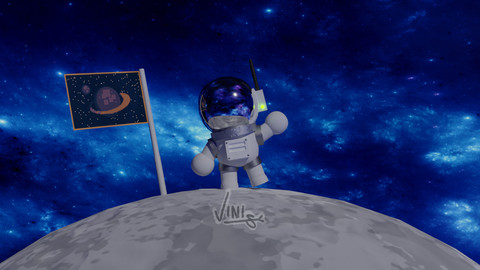 Little Astronaut Background Pack