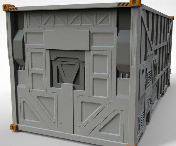 ArtStation - sci fi Cargo Container 1 | Resources