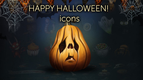 Halloween icons