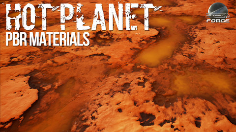 Hot Planet PBR Materials