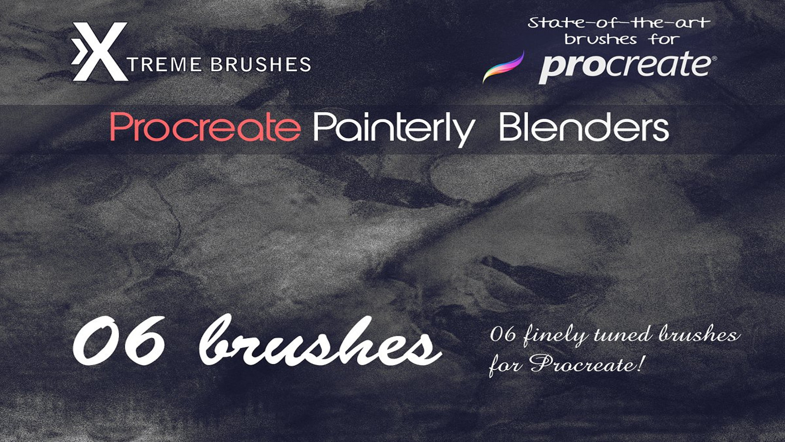 ArtStation Procreate Painterly Blenders Brushes