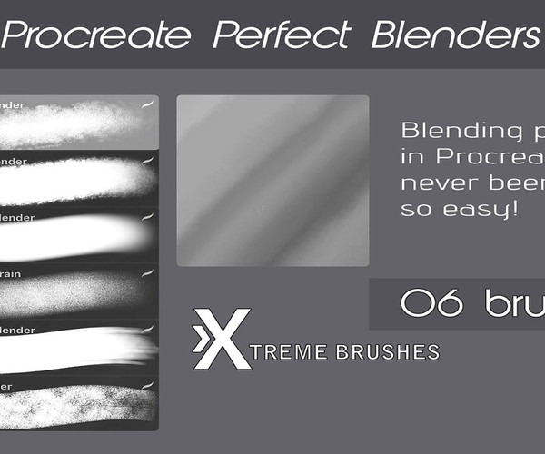 ArtStation Procreate Blenders Brushpack Brushes