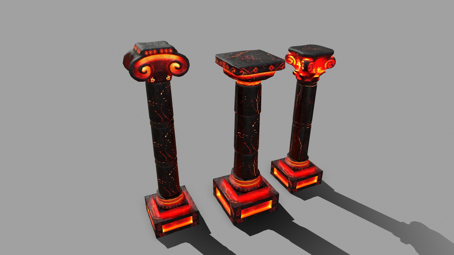 ArtStation Pillar Set Game Assets
