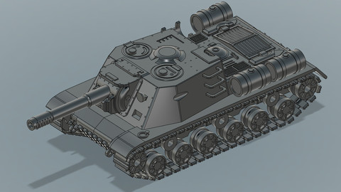 ISU-152 - 3D Print Ready