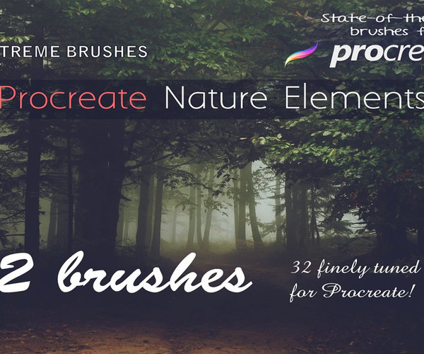 ArtStation Procreate Nature Elements Brushes