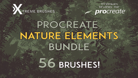 Procreate Nature Elements Bundle