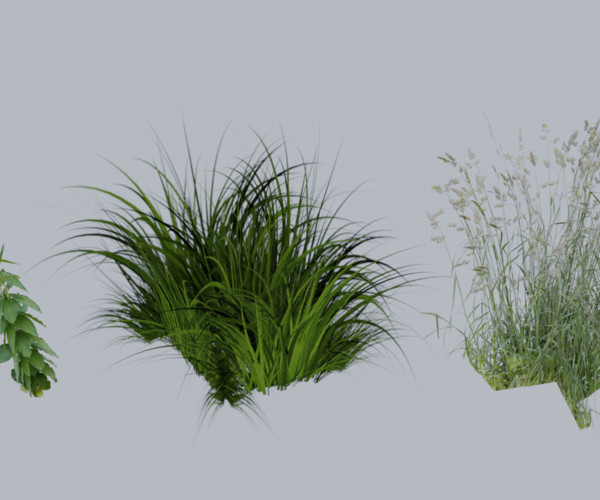 ArtStation - Low-Poly Grass Pack | Game Assets