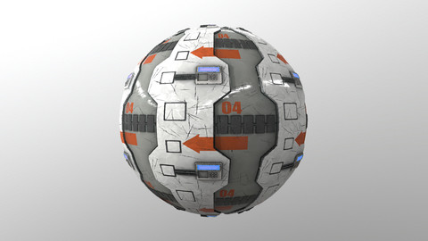 Sci-Fi Pannels 4K PBR Texture