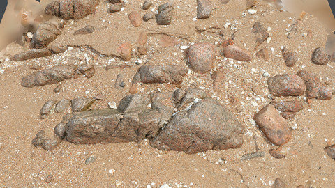 Photoscan_Beach Rock_0050_only HighPoly Mesh (16K Texture)