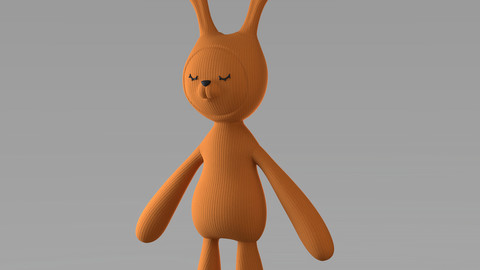Cloth Rabbit Doll