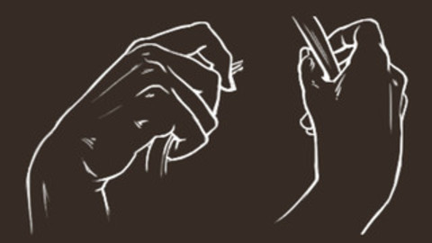 Hand Holding a Strap - Cheat Brushes Pack