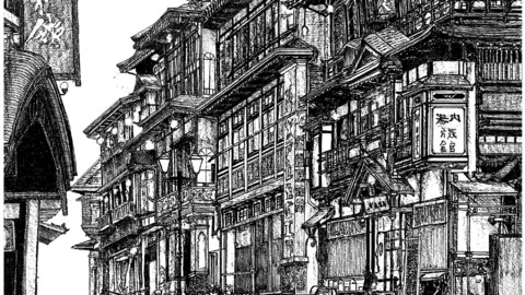 Ginzan Onsen, yamagata, Japan.