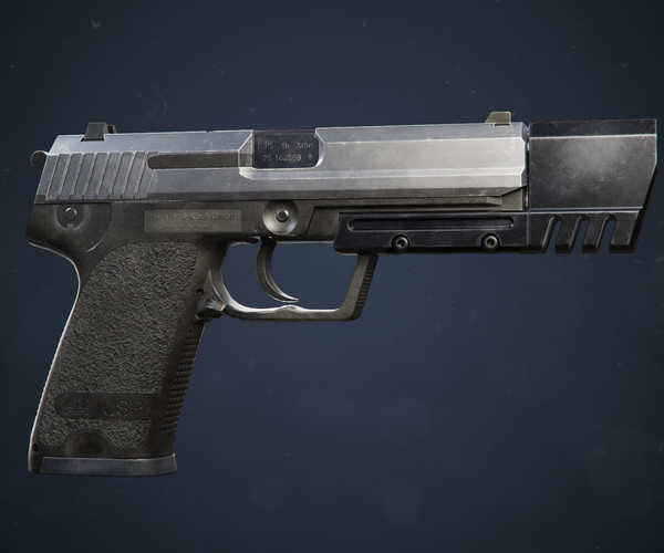 ArtStation - H&K USP Match Handgun | Game Assets