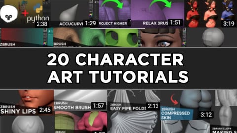 20 Character Art Tutorials