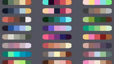Color Palette 16 for Clip Studio Paint and Ex