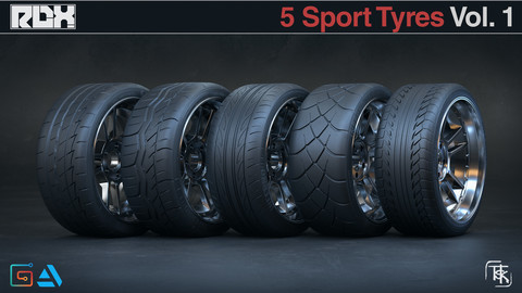 5 Tire Models - Sport Aftermarket Vol 01
