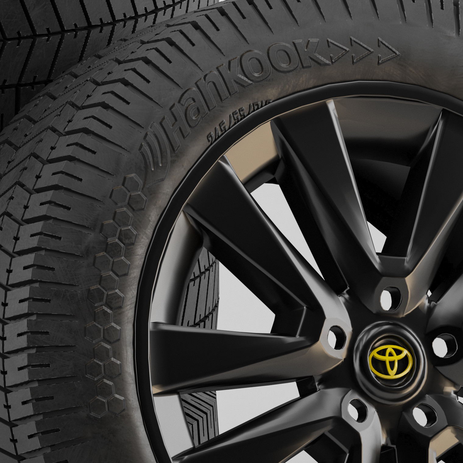 ArtStation Land Cruiser tires Game Assets