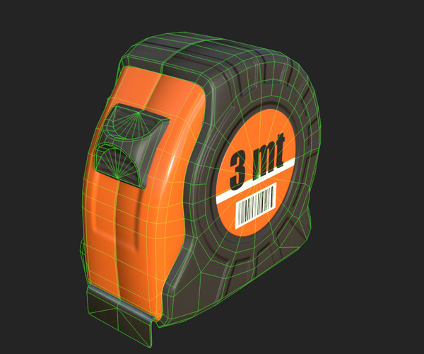 ArtStation Tape measure low poly Game Assets