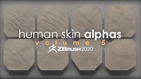Human Skin Alphas vol. 5 + Render Scene