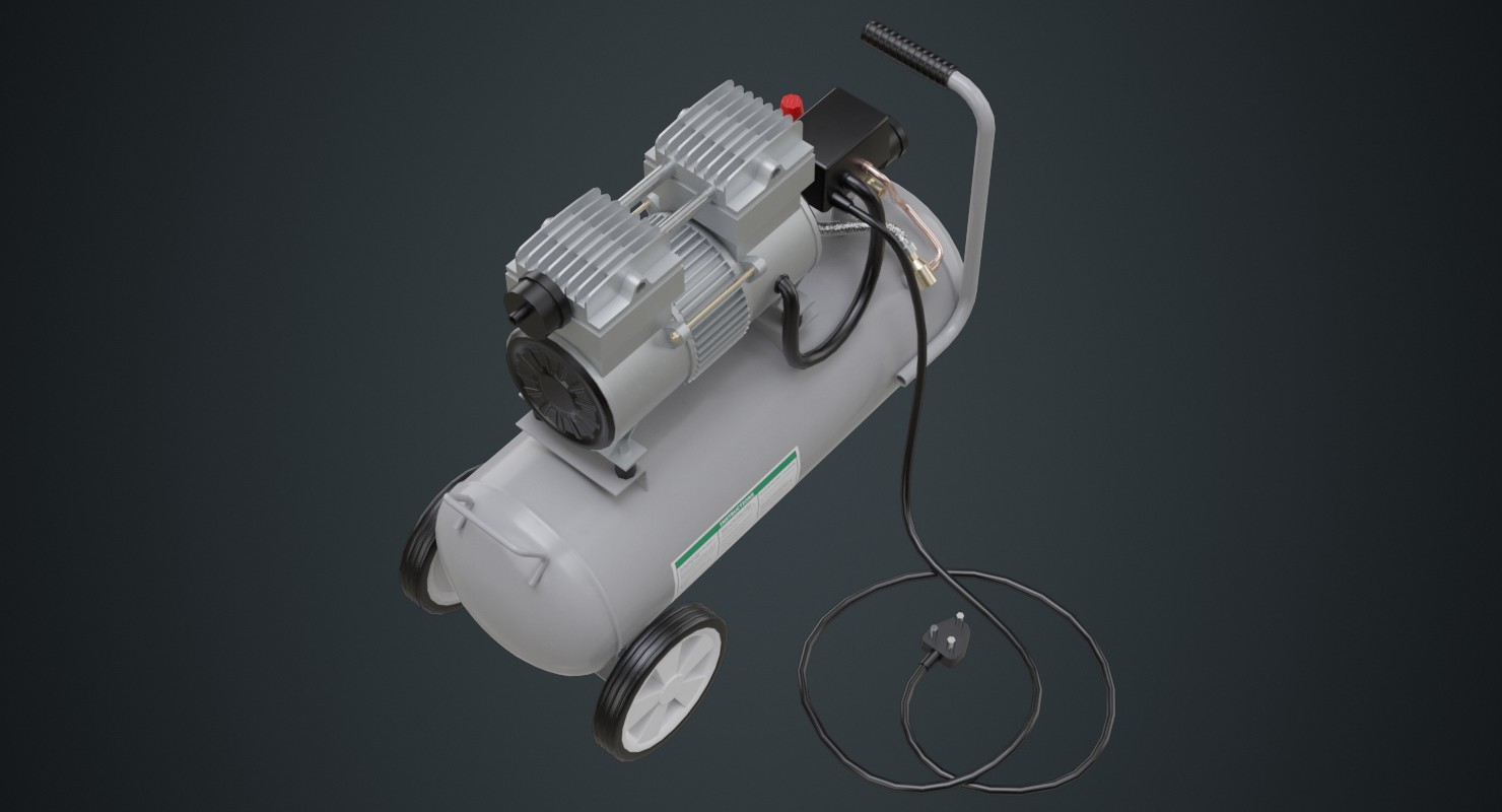 ArtStation Air Compressor 3A Game Assets