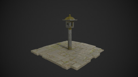 Japanese Stone Lantern 3