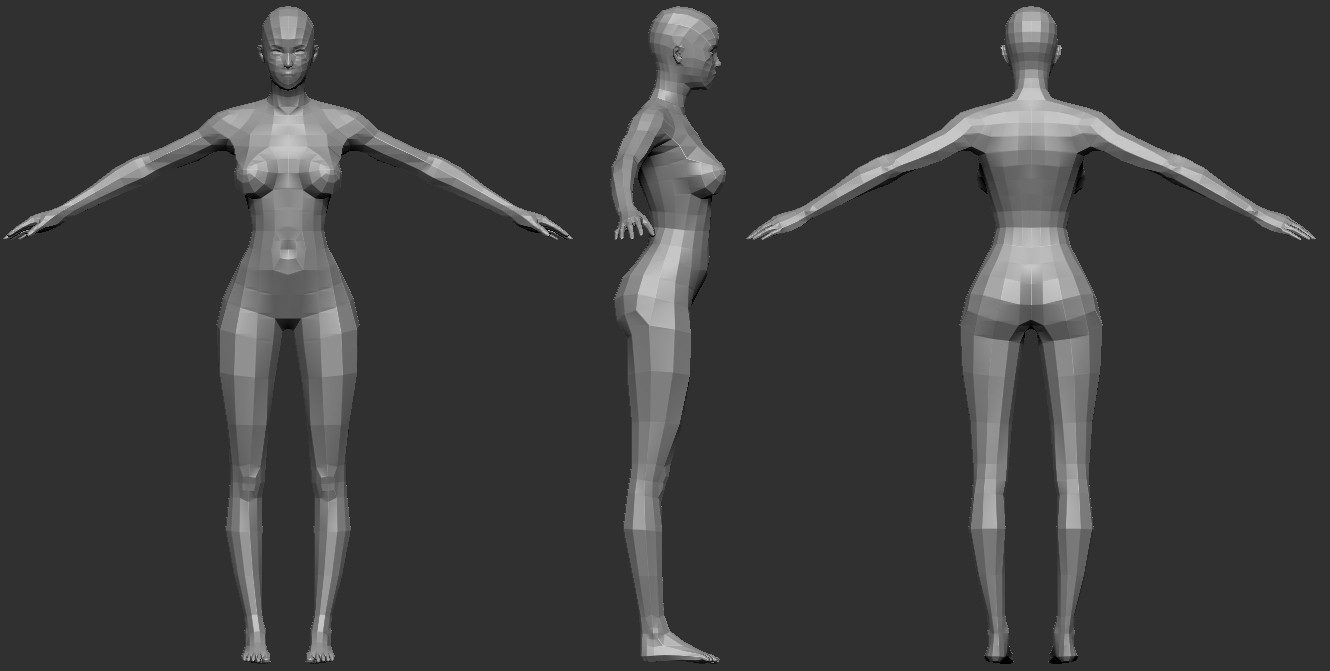 ArtStation - Female Topology for Animation and Base Meshes | Resources ArtStation - Female Topology for Animation and Base Meshes | Resources