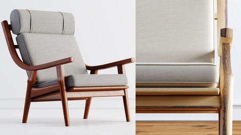 Getama Armrmchair 3D Model