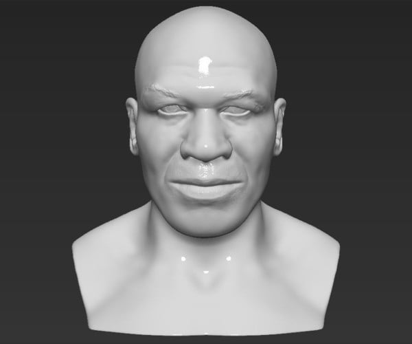 ArtStation - Mike Tyson bust 3D printing ready stl obj | Resources