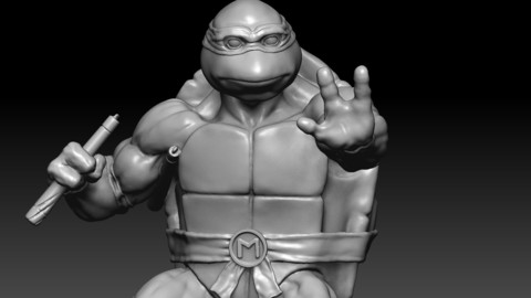 Черепашка-ниндзя Микеланджелло.Ninja turtles.Michaelangello.