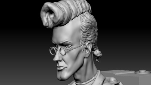 Игон с лизуном из мульт сериала "Настоящие охотники за привидениями.Igon.Zlimer.