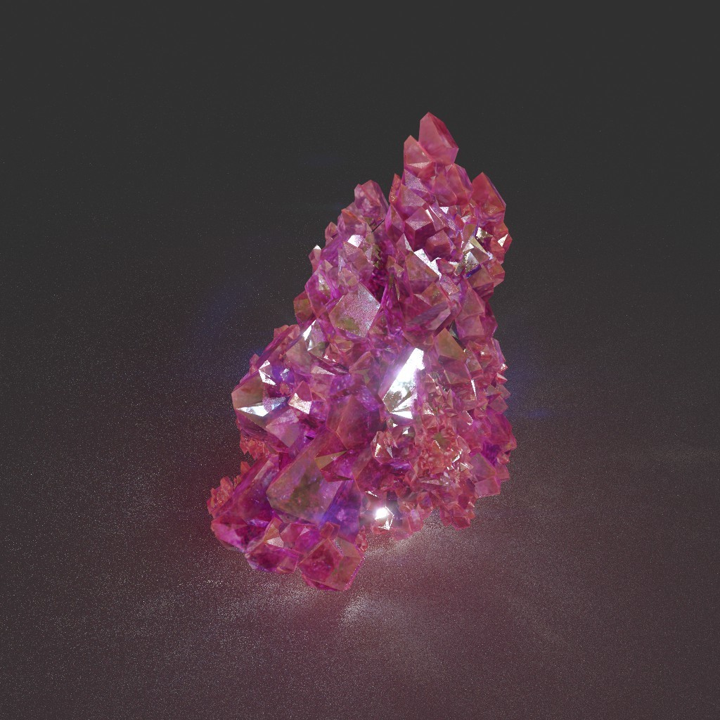 ArtStation - Low Poly Pink Crystal Gemstone Pack 200112 | Game Assets