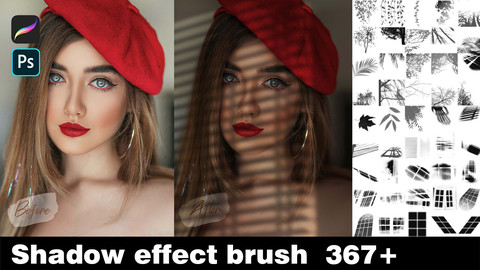 Procreate&Photoshop Shadow effect brush  *367