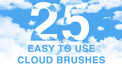 25 Cloud brushes