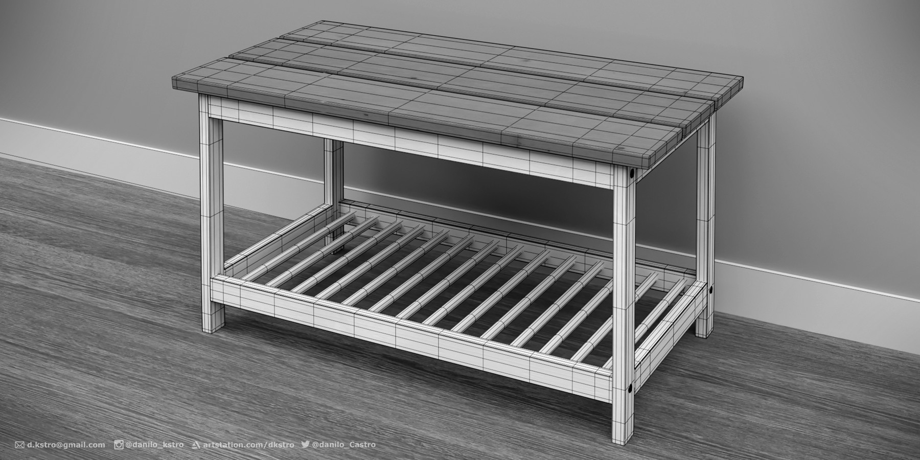 ArtStation - Shoe Rack | 3D model | 4k Textures | Resources